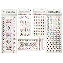 STICKITON Stone Gem Stickers of 5MM for Arts and Crafts | School Projects | DIY | Nail Art Stickers for Girls | Circle Shape | Pack of 5 Sheets | Total 815 Stones (Round Gem Stone)