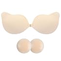 Sticky Bra Push Up Adhesive Bras Invisible Silicone Strapless Bra for Women with Nipple Covers