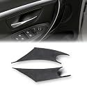 Sticky Door Handle Suede Cover for BMW F30 F32 F80, Dark Gray, 2PCS