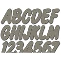 STIFFIE Whip-One Pewter 3" Alpha-Numeric Registration Identification Numbers Stickers Decals for Boats &amp; Personal Watercraft