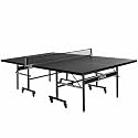 STIGA Carbon Series Indoor Table Tennis Table with 15mm - 18mm Performance Top, QuickPlay Assembly, Built-in Ball Storage, Foldable Playback Mode & Lockable Casters