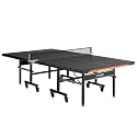 STIGA Carbon Series Indoor Table Tennis Table with 15mm - 18mm Performance Top, QuickPlay Assembly, Built-in Ball Storage, Foldable Playback Mode & Lockable Casters