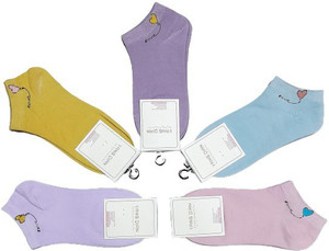 sting bee women striped low cut pack of 5