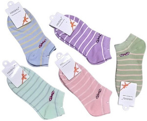 sting bee women striped low cut pack of 5