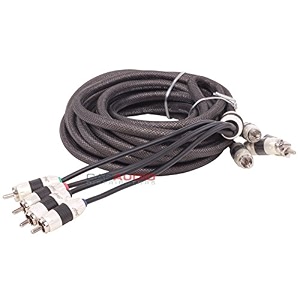 stinger si8417 17-foot 4-channel audiophile grade interconnect rca cable wire