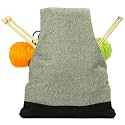 Stitch Happy Arm Yarn Organizer Tote Bag – Wrist Style, No-Snag, Ergonomic Knitting &amp; Crochet Project Travel Storage