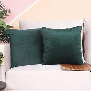 stitchnest both side holland velvet cushion cover set of 5 16 x 16 inches