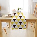 STITCHNEST Geometrical Printed Poly Cotton 4 Seater Table Runner and Bed Runner ( 13 x 60 Inches )