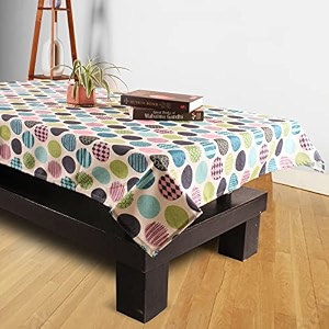 stitchnest poly cotton digitally printed 4 seater table cover 40 x 60 inches