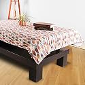 STITCHNEST Poly Cotton Digitally Printed 4 Seater Table Cover, 40 x 60 Inches