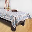 STITCHNEST Poly Cotton Digitally Printed 4 Seater Table Cover, 40 x 60 Inches