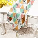STITCHNEST Alabaster Printed Poly Cotton Table Runner and Bed Runner (13 x 60)