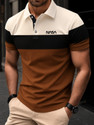 STITCHROOT Colorblock Men Polo Neck Multicolor T-Shirt