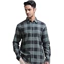 StitchX Men39s Brushed Cotton Buffalo Checkered Shirt-S-2XL