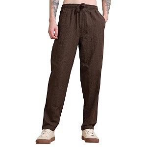 stitchx mens airport look textured seersucker cotton jogger trousers s-4xl