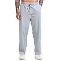 StitchX Men’s Airport Look Textured Seersucker Cotton Jogger Trousers S-4XL