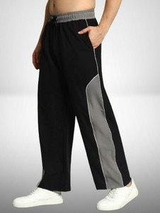 Stockton Regular Fit Men Black Trousers