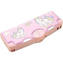 Plastic Pop Up Unicorn Multifunction Pencil Case For Girls &amp; Boys, Cute Cartoon Pen Box Organizer Stationery With Sharpener, Schedule, School Supplies, Best Birthday Gifts (Multicolor)