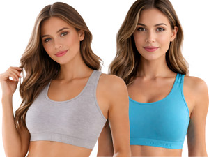 STOGBULL Cotton Lycra Sports Bra Combo pack