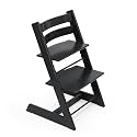 Tripp Trapp Chair from Stokke, Black - Adjustable, Convertible Chair for Toddlers, Children &amp; Adults - Convenient, Comfortable &amp; Ergonomic - Classic Design