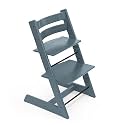 Stokke Tripp Trapp Chair from, Fjord Blue - Adjustable, Convertible Chair for Toddlers, Children &amp; Adults - Convenient, Comfortable &amp; Ergonomic - Classic Design