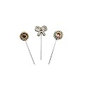 stone hijab pin set of 3 pcs/scarf pin/hijab pin
