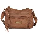 Stone Mountain Smokey Irene Embossed Hobo Crossbody Bag One Size Brown