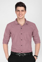 STONEBERG Men Solid Formal Pink Shirt