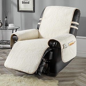STONECREST Recliner Chair Cover Sherpa Slipcover Stay