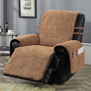 STONECREST Recliner Chair Cover Sherpa Slipcover Stay