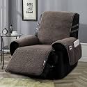 STONECREST Recliner Chair Cover Sherpa Slipcover Stay