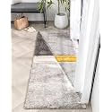 3D Embossed Shaggy Carpet Modern Fur Rugs for Bedroom Living Room, Drawing Room, Bedroom Runner Plush Microfiber Fabric - (D-5, 2x6 Feet)