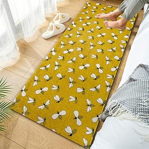 cotton carpet runner 22x60 inch for living room bedroom kids room kitchen bedside runner - printed -2 2x5 feet