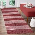 Cotton Carpet Runner 22x60 Inch for Living Room, Bedroom, Kids Room, Kitchen, Bedside Runner - (Red - Mix, 2x5 Feet)
