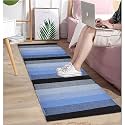 Cotton Carpet Runner 22x60 Inch for Living Room, Bedroom, Kids Room, Kitchen, Bedside Runner - (Coffee - (S) New, 2x5 Feet)