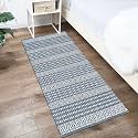 Cotton Carpet Runner 22x60 Inch for Living Room, Bedroom, Kids Room, Kitchen, Bedside Runner - (Green(S), 2x5 Feet)
