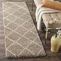 Fluffy Living Room Soft Touch Carpet Comfy Bedroom Anti Skid Drawing Kids Room, Kitchen, Bedside Runner - (Beige - Box, 1.5x4 Feet)
