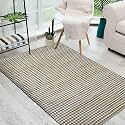 Jute Braided Natural Rug Hand Woven &amp; Reversible for Living Room Kitchen Entryway Rug, Jute Burlap Braided Rag - 4x6 Feet