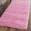 Modern Toufted Microfiber Cozy Super Ultra &amp; Plush Fluffy Shaggy Carpet for Living Room, Bedroom, Hallway, Home Decorative - (Pink, 2x6 Feet)
