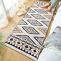 Printed Cotton Carpet Runner 22x60 Inch for Living Room, Bedroom, Kids Room, Kitchen, Bedside Runner - (Printed -7, 2x5 Feet)