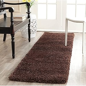 super soft shaggy rugs fluffy carpets indoor modern plush area rugs for living room bedroom kids room upgrade anti skid durable rectangular fuzzy rug - coffee 2x5 feet