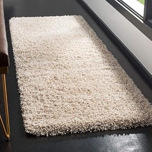 super soft shaggy rugs fluffy carpets indoor modern plush area rugs for living room bedroom kids room upgrade anti skid durable rectangular fuzzy rug - ivory 2x5 feet