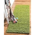Super Soft Shaggy Rugs Fluffy Carpets, Indoor Modern Plush Area Rugs for Living Room Bedroom Kids Room, Upgrade Anti Skid Durable Rectangular Fuzzy Rug - (Green, 2x5 Feet)