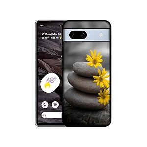 Stones and Flower Design Premium 2D Printed