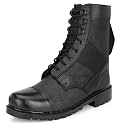 STONIX® PARABOOT-L2 Leather Safety Boots Men's With Fiber Toe Cap, Slip Resistant, Comfortable for Industrial &amp; Construction Heavy Work,(SIZE-08, BLACK)