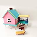 StonKraft Wooden 3D Puzzle Home Decor, Construction Toy, Modeling Kit, School Project - Easy To Assemble (Beach House), Teen