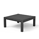 Stoog All-Weather Patio Side Table for Outdoor Sectional Sofas – Modular Connector Table for L/U Shaped Sets, Black