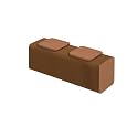 Stool Foldable, Sleek Indoor Decor, Brown Collapsible Stool with Honeycomb Structure, Supports Heavy Weight, Fit for Bedroom, Living Room and Dining Room(Square Seat Cushion, 47.2" x 14.2" x 15.7")