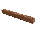 Stool Foldable, Sleek Indoor Decor, Brown Collapsible Stool with Honeycomb Structure, Supports Heavy Weight, Fit for Bedroom, Living Room and Dining Room(Square Seat Cushion, 137.8" x 14.2" x 15.12")