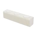Stool Foldable, Sleek Indoor Decor, White Collapsible Stool with Honeycomb Structure, Supports Heavy Weight, Fit for Bedroom, Living Room and Dining Room(Round Seat Cushion, 59.1" x 14.2" x 15.14")